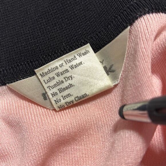 Exclusively Misook Open Front Collared Side‎ Slit Cardigan Jacket Pink S - Picture 13 of 13